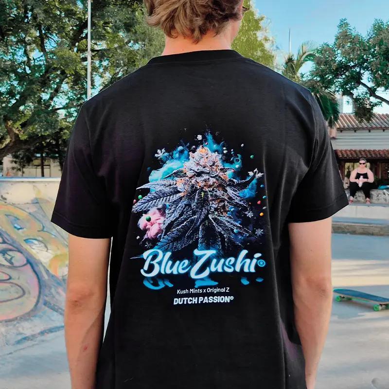 [MER-REM-0022] Remera "BLUE ZUSHI" Dutch Passion (Blanco, M)